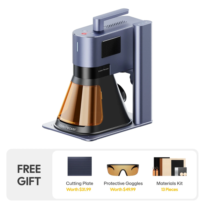 LP5 - the Smart 20W Fiber + Diode Laser Engraver