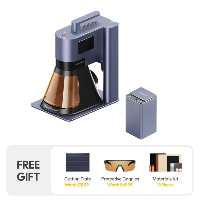 LP5 - the Smart 20W Fiber + Diode Laser Engraver