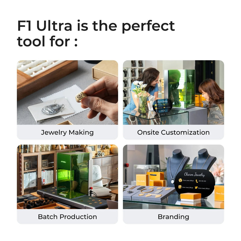 F1 Ultra 20W Fiber & Diode Dual Laser Engraver