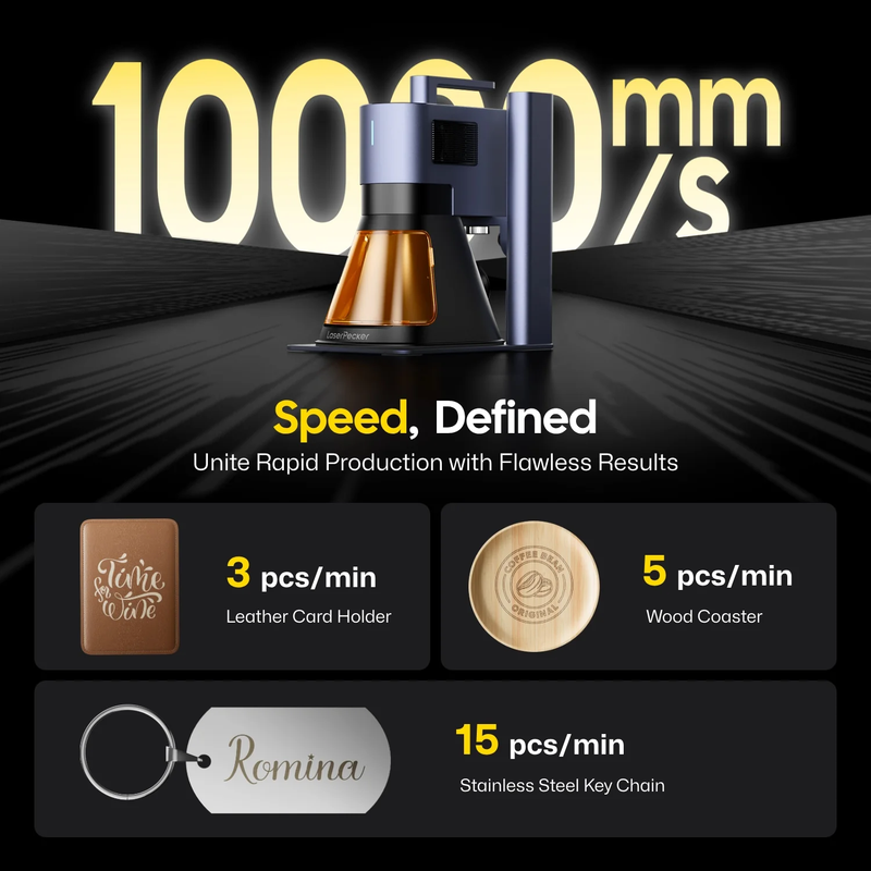 LP5 - the Smart 20W Fiber + Diode Laser Engraver