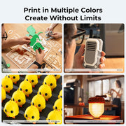 K2 plus Combo 3D Printer, Multi-Color 3D Printer with CFS, 600Mm/S Max High-Speed, Fully Assembled Auto Leveling and Dual AI Camera, 350X350X350Mm Large Print Volume (K2 plus Combo)